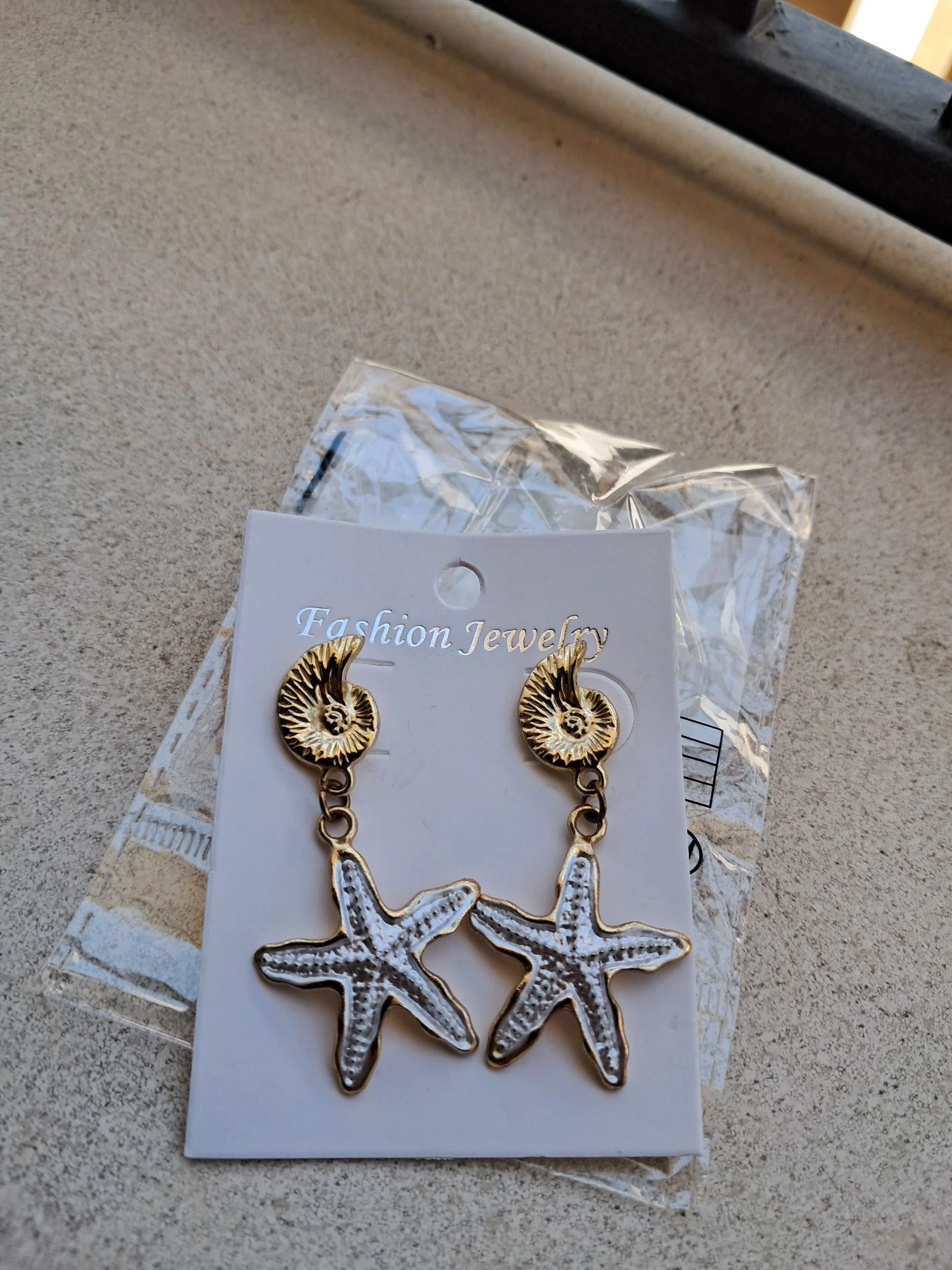 Pendientes estrella de mar